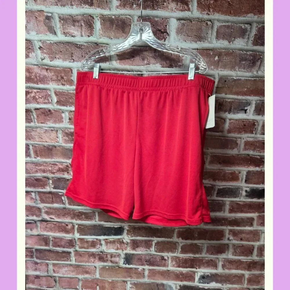 All in Motion Shorts XL | Red Mesh Quick Dry Moisture Wicking Gym Athleisure‎